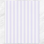 Vertical Stripes - White and Pastel Violet Canvas 16  x 20 