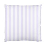Vertical Stripes - White and Pastel Violet Standard Cushion Case (One Side)