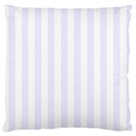 Vertical Stripes - White and Pastel Violet Standard Flano Cushion Case (One Side)