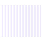Vertical Stripes - White and Pastel Violet Double Sided Flano Blanket (Medium)