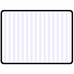 Vertical Stripes 80 x60  Blanket Back