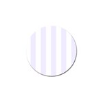 Vertical Stripes - White and Pastel Violet Golf Ball Marker (4 pack)