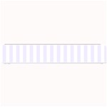 Vertical Stripes - White and Pastel Violet Small Bar Mat