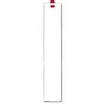 Vertical Stripes - White and Pastel Violet Large Book Mark