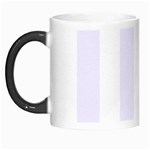 Vertical Stripes - White and Pastel Violet Morph Mug