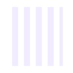 Vertical Stripes - White and Pastel Violet Greeting Card 4.5  x 6 