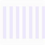 Vertical Stripes - White and Pastel Violet 5  x 7  Photo Cards