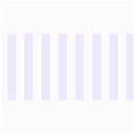 Vertical Stripes - White and Pastel Violet 4  x 8  Photo Cards