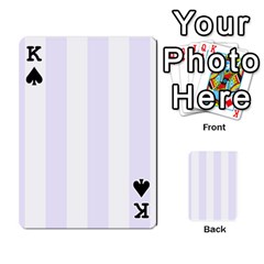 King Vertical Stripes Front - SpadeK