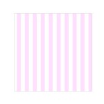 Vertical Stripes - White and Pale Thistle Violet Small Satin Scarf  (Square)
