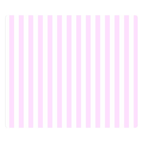 Vertical Stripes 50 x40  Blanket Front