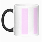 Vertical Stripes - White and Pale Thistle Violet Morph Mug
