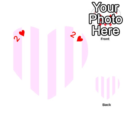 Vertical Stripes Front - Heart2