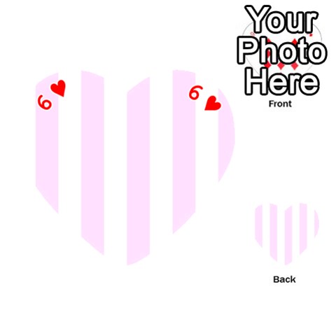 Vertical Stripes Front - Heart6