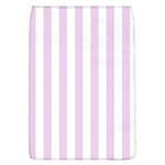 Vertical Stripes - White and Thistle Violet Removable Flap Cover (L)