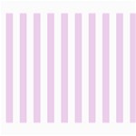 Vertical Stripes - White and Thistle Violet Collage 8  x 10 