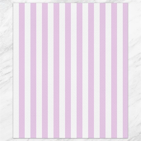 Vertical Stripes 8.15 x9.66  Canvas - 1
