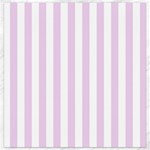 Vertical Stripes - White and Thistle Violet Canvas 12  x 12 