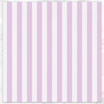 Vertical Stripes - White and Thistle Violet Canvas 16  x 16 