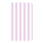 Vertical Stripes - White and Thistle Violet Memory Card Reader (Rectangular)