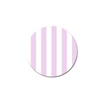 Vertical Stripes - White and Thistle Violet Golf Ball Marker (10 pack)