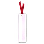 Vertical Stripes - White and Thistle Violet Small Book Mark