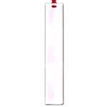 Vertical Stripes - White and Thistle Violet Large Book Mark