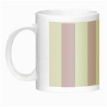 Vertical Stripes - White and Thistle Violet Night Luminous Mug