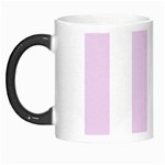 Vertical Stripes - White and Thistle Violet Morph Mug