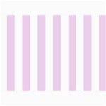 Vertical Stripes - White and Thistle Violet 5  x 7  Photo Cards