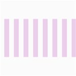 Vertical Stripes - White and Thistle Violet 4  x 8  Photo Cards