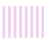Vertical Stripes - White and Thistle Violet Birthday Cake 3D Greeting Card (7x5)