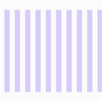 Vertical Stripes - White and Pale Lavender Violet Collage 8  x 10 