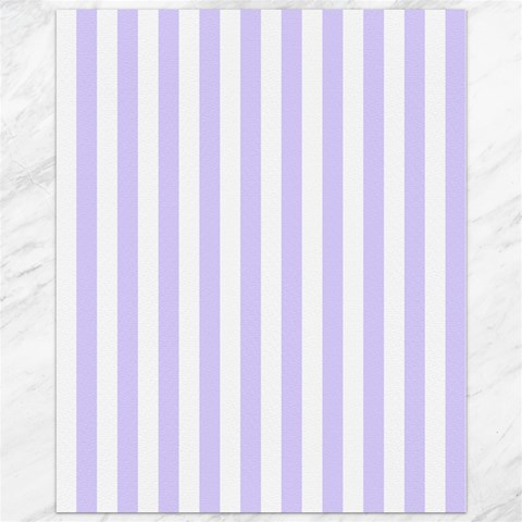 Vertical Stripes 10.95 x13.48  Canvas - 1