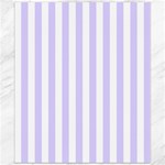 Vertical Stripes - White and Pale Lavender Violet Canvas 20  x 24 