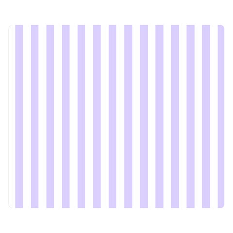 Vertical Stripes 50 x40  Blanket Back