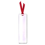 Vertical Stripes - White and Pale Lavender Violet Small Book Mark