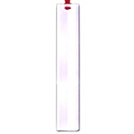 Vertical Stripes - White and Pale Lavender Violet Large Book Mark