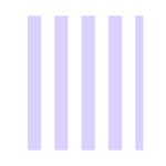 Vertical Stripes - White and Pale Lavender Violet Greeting Card 4.5  x 6 