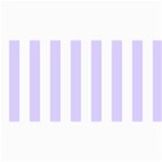 Vertical Stripes - White and Pale Lavender Violet 4  x 8  Photo Cards