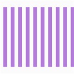 Vertical Stripes - White and Lavender Violet Collage 8  x 10 