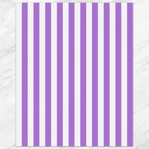 Vertical Stripes 10.95 x13.48  Canvas - 1