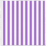 Vertical Stripes - White and Lavender Violet Canvas 12  x 12 