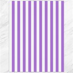 Vertical Stripes - White and Lavender Violet Canvas 12  x 16 