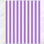 Vertical Stripes - White and Lavender Violet Canvas 20  x 24 