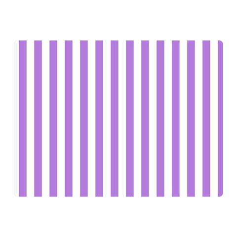 Vertical Stripes 35 x27  Blanket Front