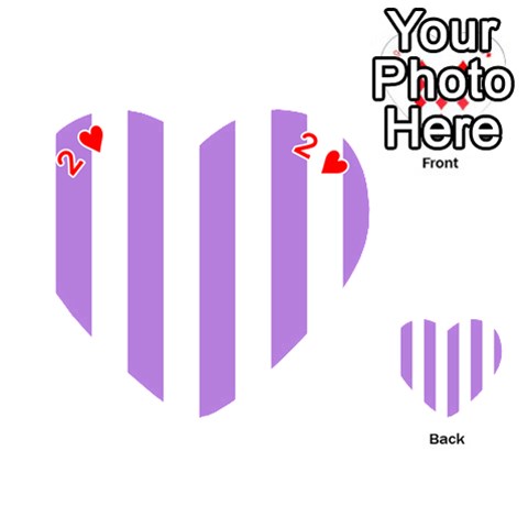 Vertical Stripes Front - Heart2