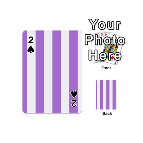 Vertical Stripes Front - Spade2