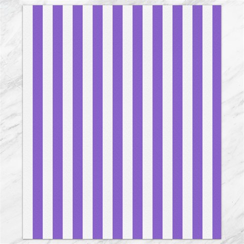 Vertical Stripes 8.15 x9.66  Canvas - 1