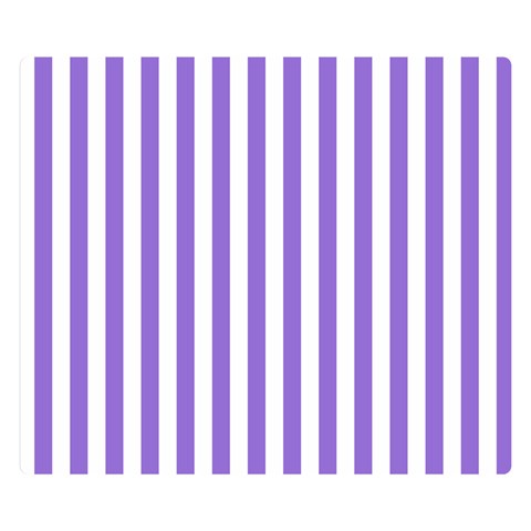 Vertical Stripes 50 x40  Blanket Front